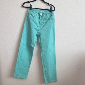 Christopher Blue Turquoise Jeans Size 2